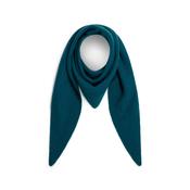 Emerald Lambswool Seed Stitch Triangle Scarf image