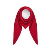 Fuchsia Lambswool Seed Stitch Triangle Scarf image