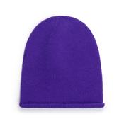 Purple Geelong Lambswool Slouchy Beanie image