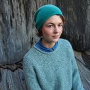 Jade Geelong Lambswool Slouchy Beanie image
