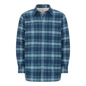 Blue Check Fleece Lined Shirt image