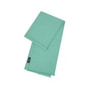 Luxury Aqua Green Lambswool Tweed Scarf