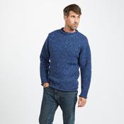 Denim Crew Neck Wool Sweater image