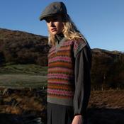 Goldrush Fairisle V Neck Sweater Vest
