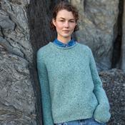 Jade Alpaca Roll Neck Sweater
