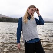 Thistle V Neck Slit Side Sweater Vest