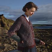 Cinnamon Spice Geelong Lambswool V-Cardigan with Pockets