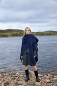 Navy Isla Knit Cape