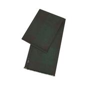 Luxury Forest Green Lambswool Tweed Scarf