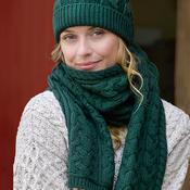 Cedar Aran Knit Scarf image