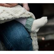 Natural &amp; Green Knitted Baby Socks