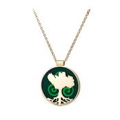 Growing Home Large Necklace Green