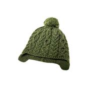 Green Kids Wool Hat