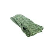 Green Wool Fingerless Gloves