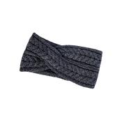 Charcoal Aran Twisted Knitted Headband