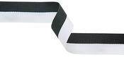 10mm BLACK &amp;amp; WHITE RIBBON image