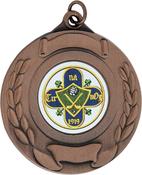 50mm Bronze Polished Medals image