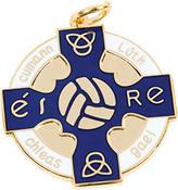 33mm BLUE FOOTBALL GOLD MEDAL image