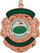 60mm BRONZE SHIELD MEDAL image