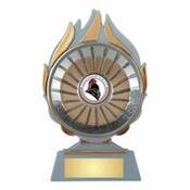 15cm Plastic Blaze Disc Holder Silver (V202S)