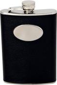 D671-20 8oz HIP FLASK (Leather Effect) image