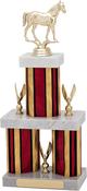 H446-76 26cm 2 Tier Trophy image