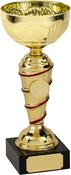 H916-104 Gold/Red Bowl Trophy image