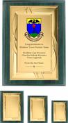 18cm Green Wood &amp;gt; Gold Metal with Colour Prin image