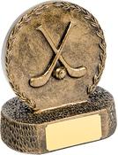R605-59 Bronze Crossed Hurley Resin Disc/Base