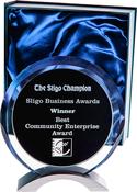 TC814-133 Glass with Black &amp;amp; Silver Stand image