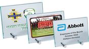 GL35B GLASS PLAQUE 12 x 18cm FULL COLOUR PRINTED