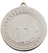 SILVER RUGBY MEDAL A0102S image