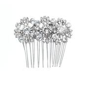 Azure Daisy Flo 3 Piece Comb Wedding Headpiece