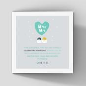Handwrite &amp; Post  Mrs &amp; Mrs Same Sex Wedding Day
