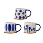 Linora Mug, Blue, Stoneware image