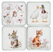 Wrendale Wildflowers Coasters - Set of 4 image