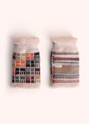 Dani Wrist Warmers, Damson Mix