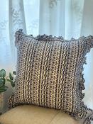 Kantha Frill Cotton Cushion