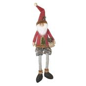 Red Santa Sitting Ornament image