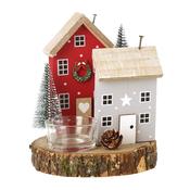 Christmas House Led T-Light Holder