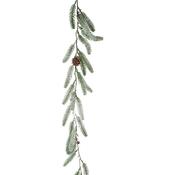 Green Fir &amp; Pinecone Garland image