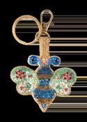 Beaded Keyring - Blinged Bee image
