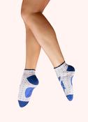 Ladies Trainer Socks - Blue Birds image