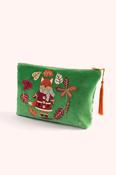 Velvet Zip Pouch - Cosy Fox