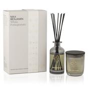 White Pomegranate Candle &amp; Diffuser Gift Set