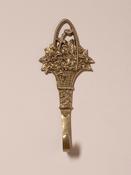 Golden metal floral bouquet hook