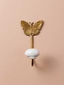 Golden metal butterfly hook image