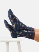 Womens Woodland Tales Bamboo Crew Socks image