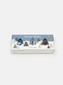 Mens Striped Winter Animals Bamboo Box of 3 Socks