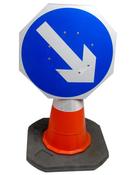 Cone Mounted Signage, 600 x 600mm